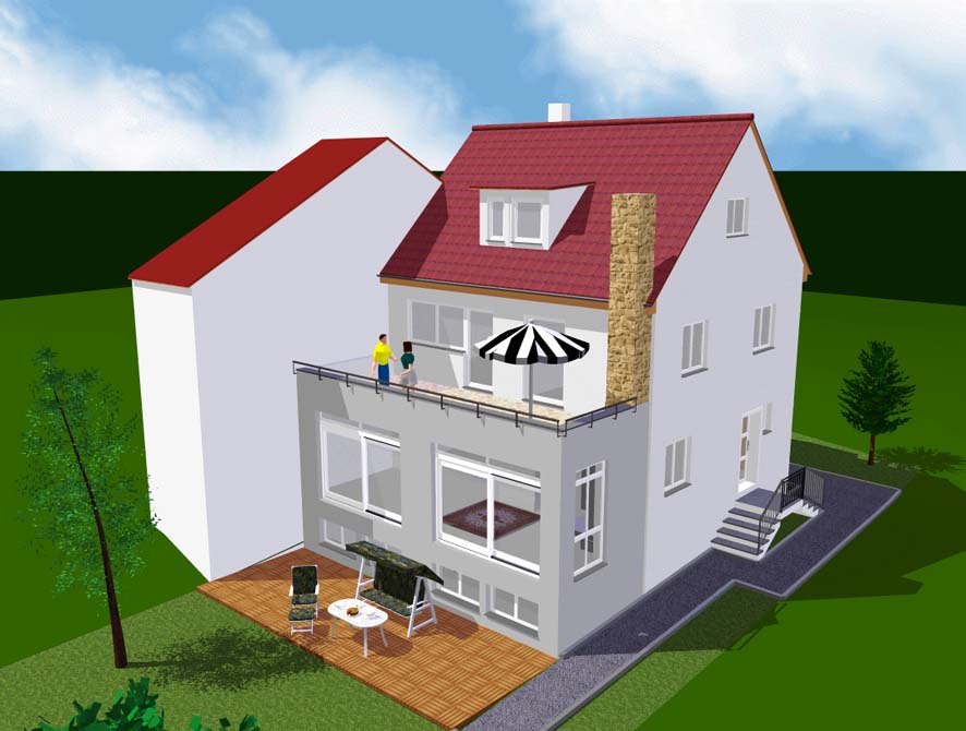Au&szlig;enansicht Visualiseirung